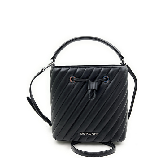 Bolsa Michael Kors Suri Medium Bucket Bag Black