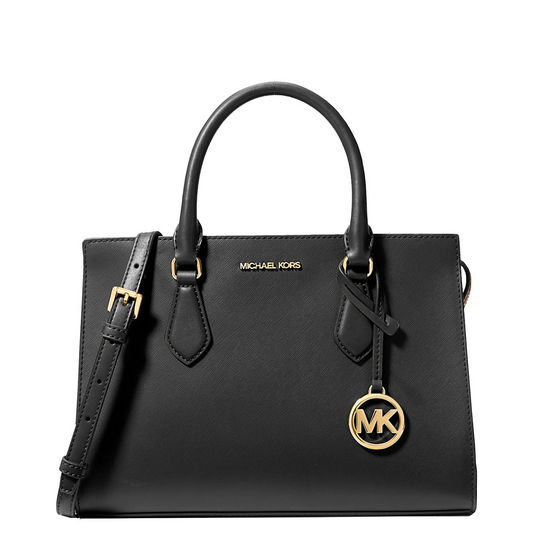 Bolsa Michael Kors Sheila Medium Satchel Black