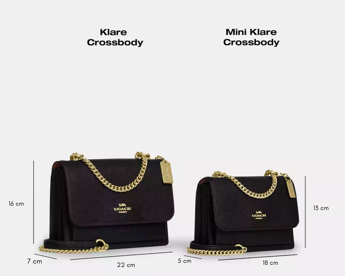 Bolsa Coach Mini Klare Crossbody Bag Signature Canvas Sand Chalk