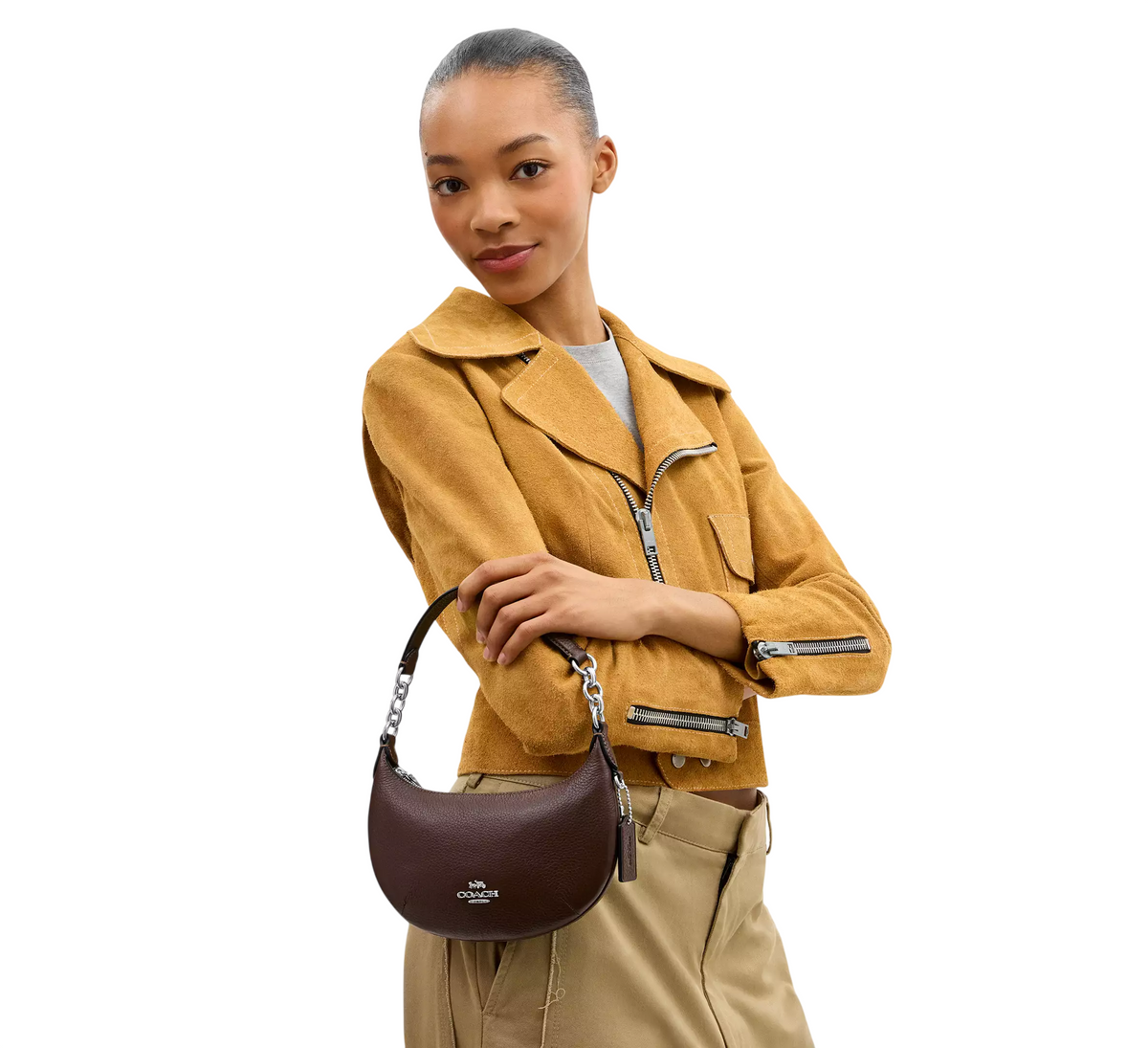 Bolsa Coach Mini Payton Bag Maple