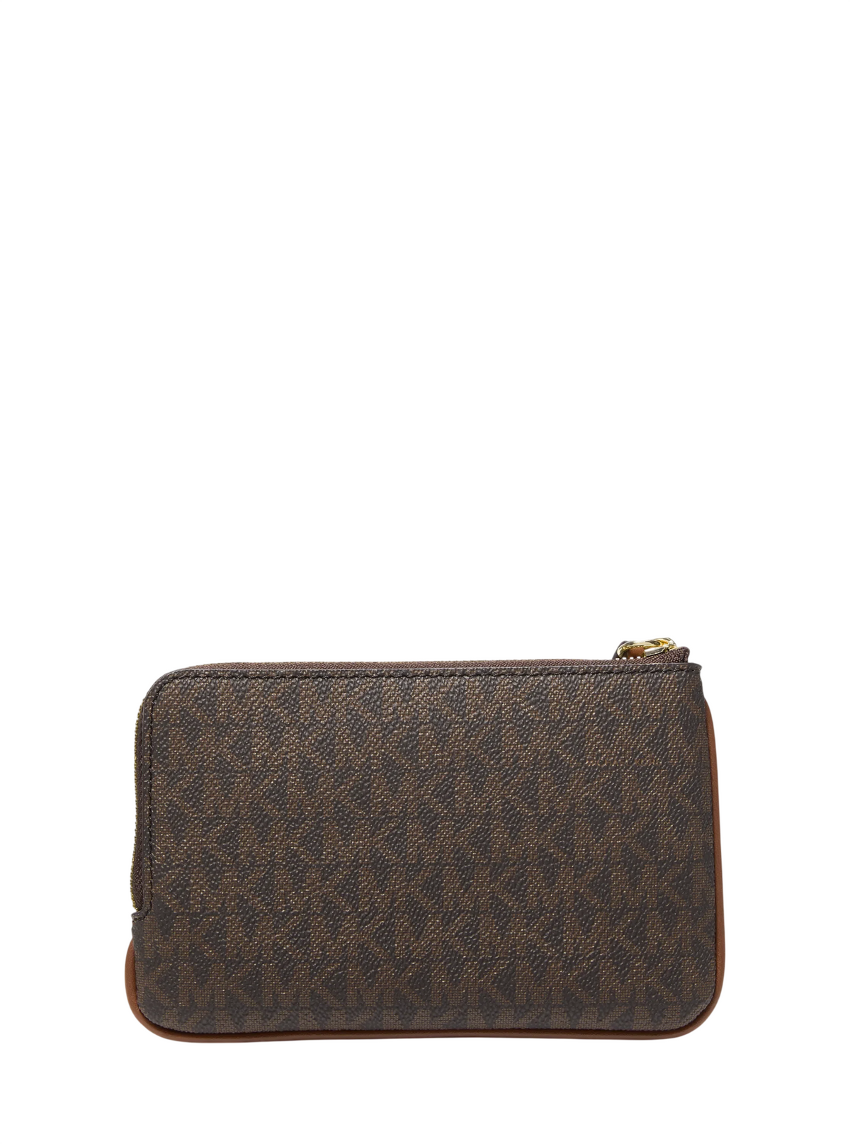 Monedero Michael Kors Jet Set Travel Small Signature Logo Wristlet Brown