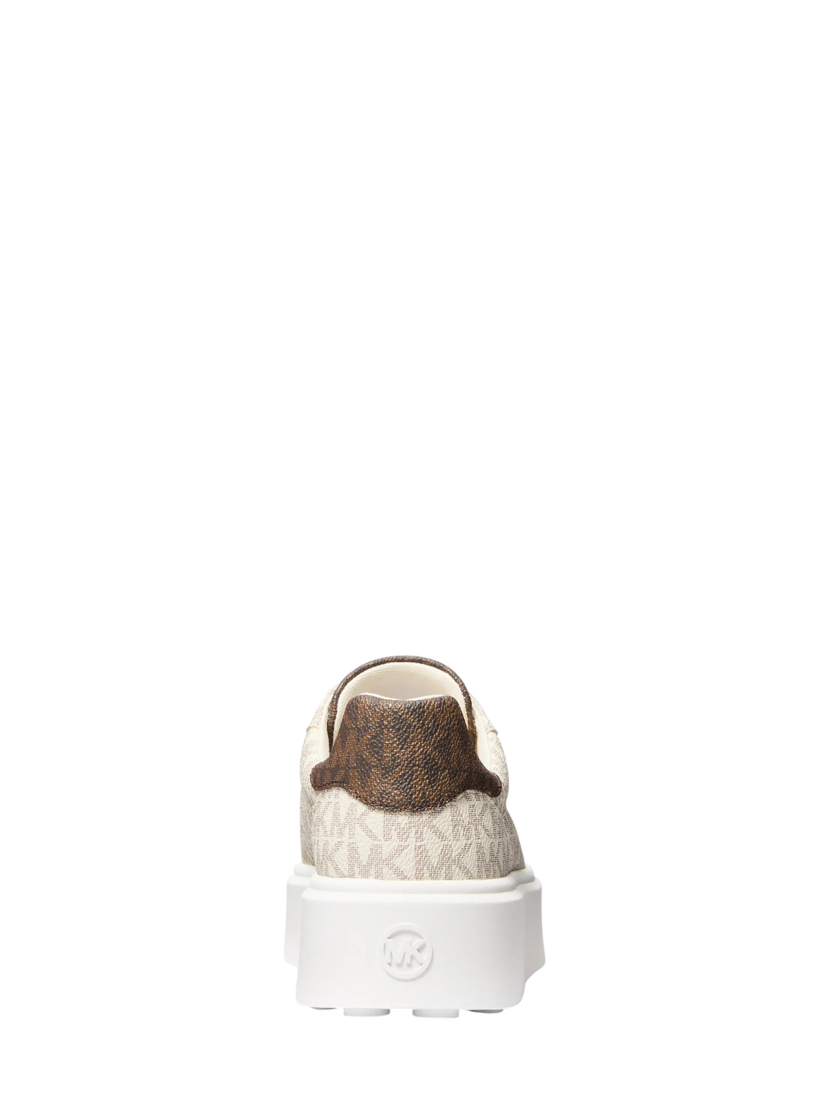 Tenis Michael Kors Romey Two-Tone Logo Platform Sneaker Vanilla