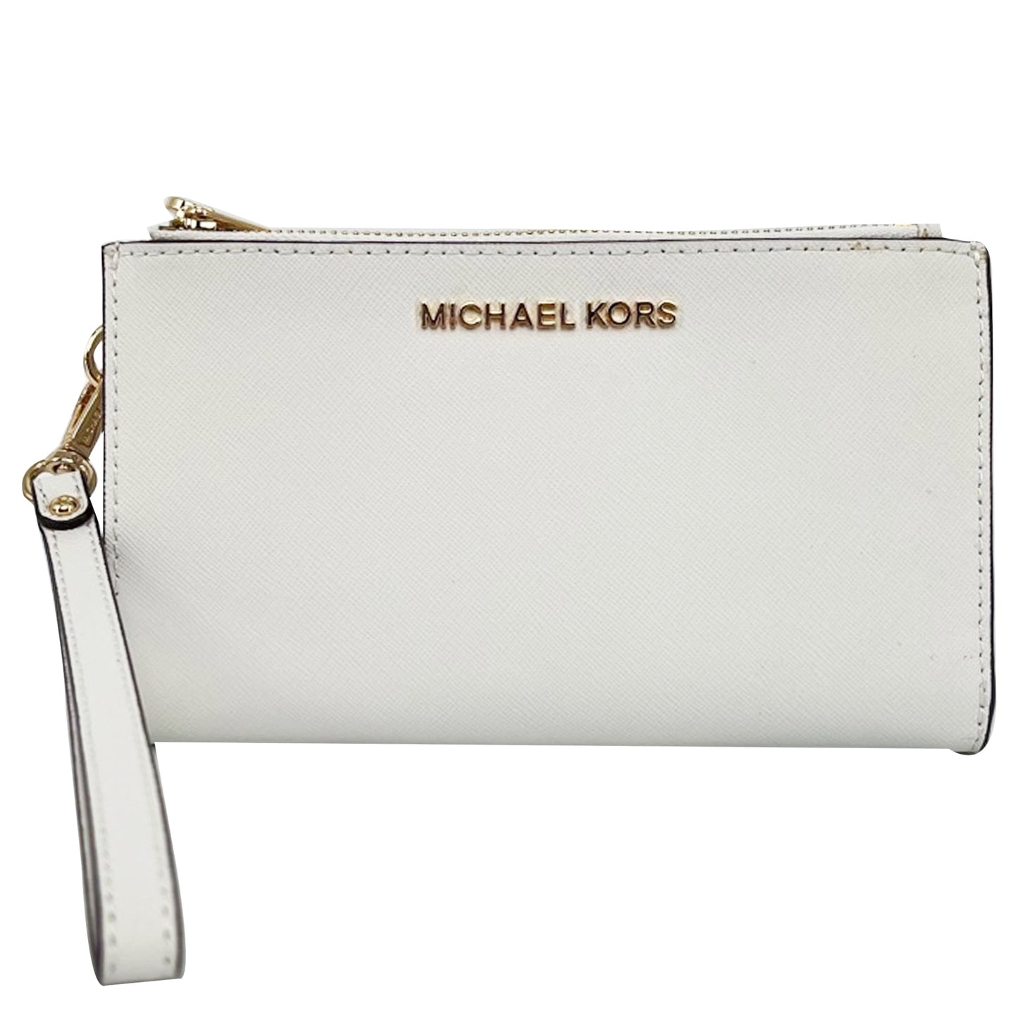 Cartera Michael Kors Jet Set Large Leather Smartphone Wristlet Wallet