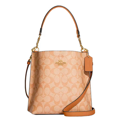 Bolsa Coach Mollie Bucket Bag 22 In Signature Canvas