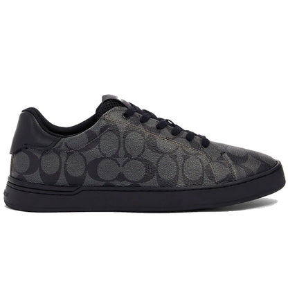 Tenis Coach Clip Low Top Sneaker In Signature Canvas Black