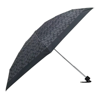 Paraguas Coach UV Protection Signature Mini Umbrella Graphite