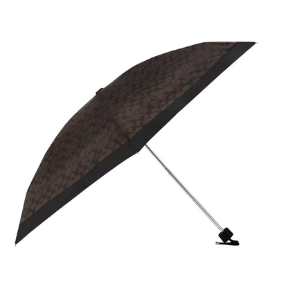 Paraguas Coach Uv Protection Signature Mini Umbrella Brown