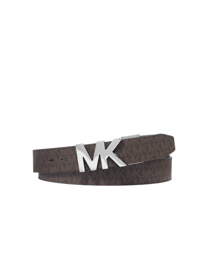 Cinturón Michael Kors 4-In-1 Logo Belt Box Set Brown Black