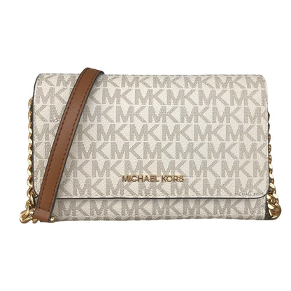 Bolsa Michael Kors Jet Set Travel Medium Logo Smartphone Crossbody Bag