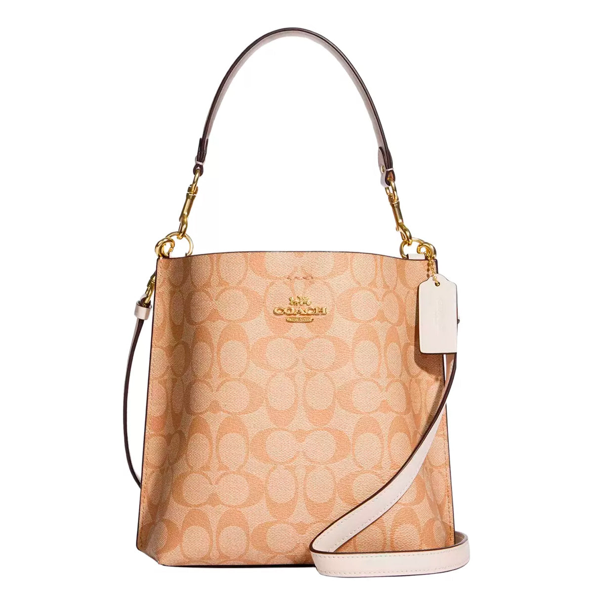 Bolsa Coach Mollie Bucket Bag 22 In Signature Canvas