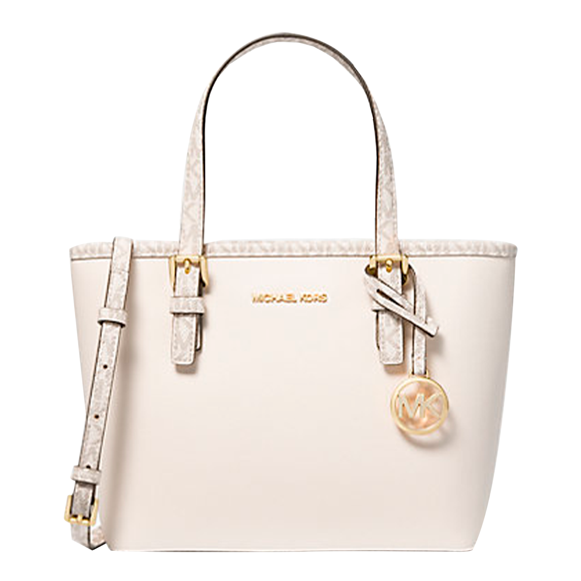 Bolsa michael kors Jet set travel xs tote crema original