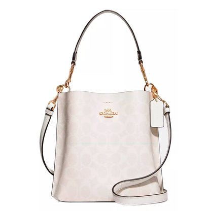 Bolsa Coach Mollie Bucket Bag 22 In Signature Canvas