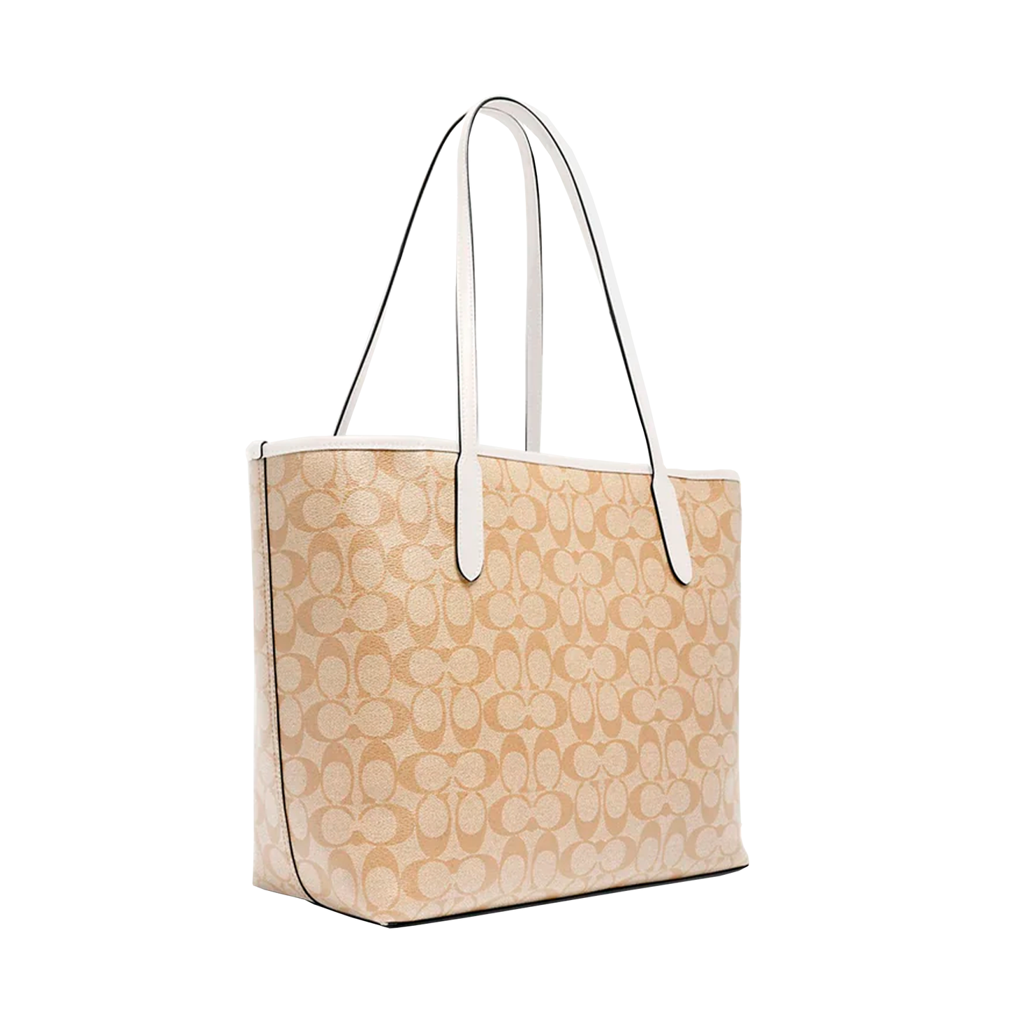 Bolsa Coach City Tote Signature Canvas Light Khaki