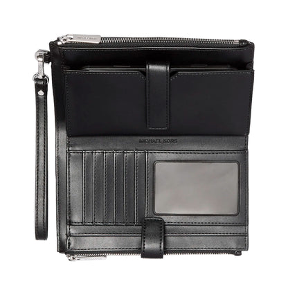 Cartera Michael Kors Jet Set Travel Double Zip Wristlet Black