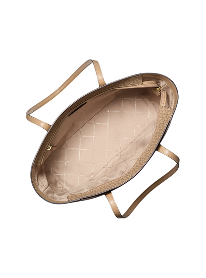 Bolsa Michael Kors Arden Large Top-Zip Tote Bag Camel