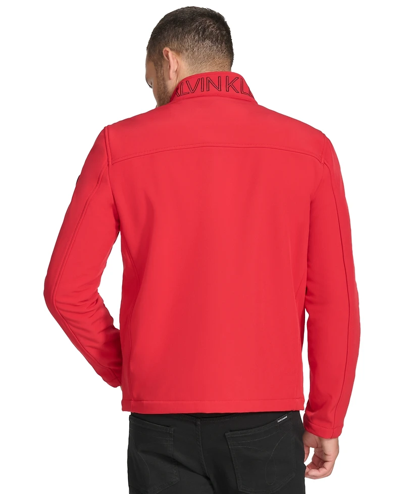 Chaqueta Calvin Klein Men's Infinite Stretch Soft Shell Jacket Deep Reed