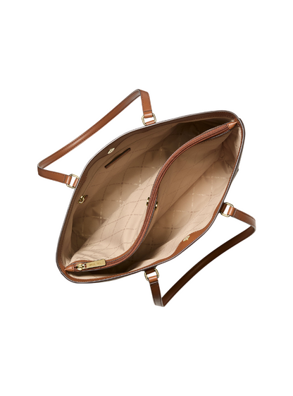 Bolsa Michael Kors Sheila Large Two-Tone Signature Logo Tote Bag Brown Multi