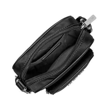 Bolsa Michael Kors Khai Nylon Crossbody Bag Black