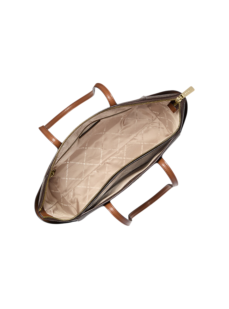 Bolsa Michael Kors Marilyn Medium Signature Logo Tote Bag Brown