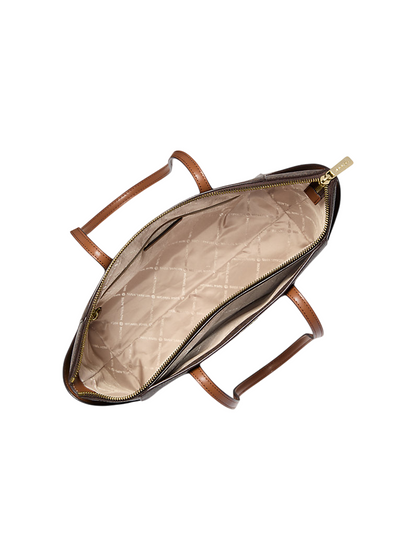 Bolsa Michael Kors Marilyn Medium Signature Logo Tote Bag Brown