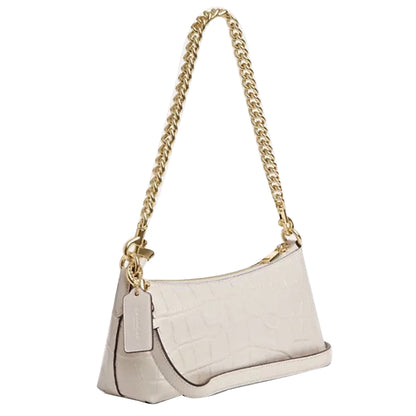 Bolsa Coach Charlotte Shoulder Bag Chalk