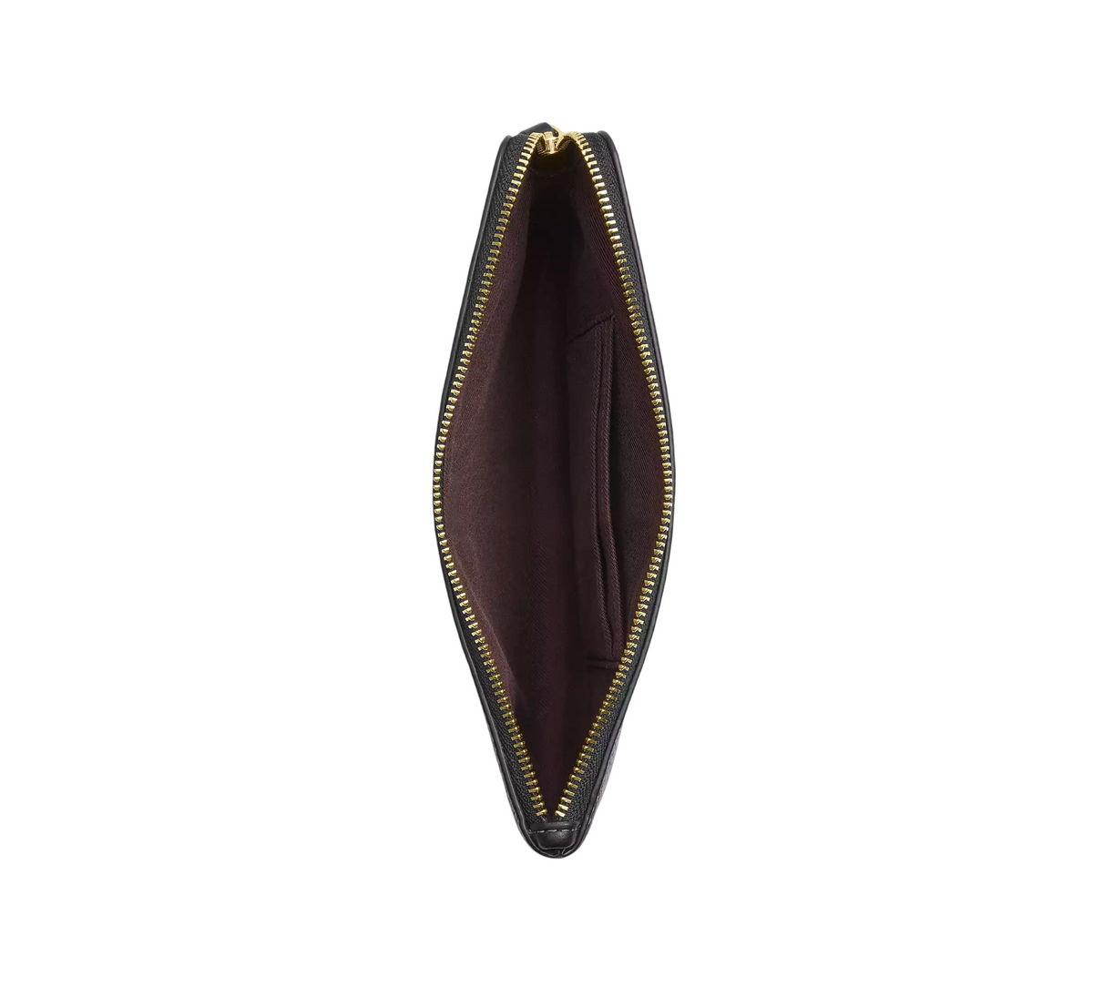 Monedero Coach Large Corner Zip Wristlet Black