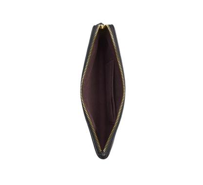 Monedero Coach Large Corner Zip Wristlet Black