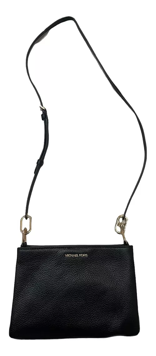 Bolsa Michael Kors Trisha Medium Pebbled Leather Crossbody Bag