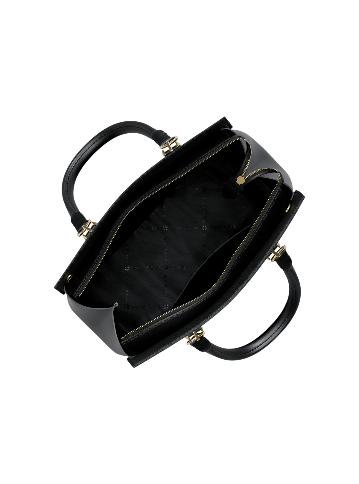 Bolsa Michael Kors Marilyn Medium Saffiano Leather Satchel Black