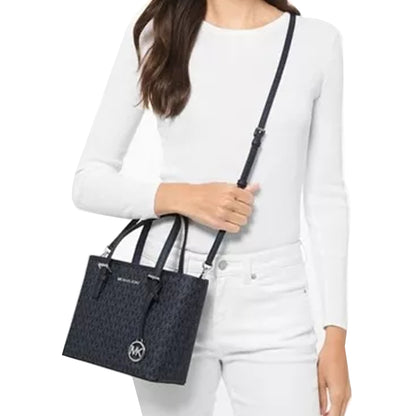 Bolsa Michael Kors Jet Set Travel Extra-Smal Logo Top-Zip Black Tote Bag