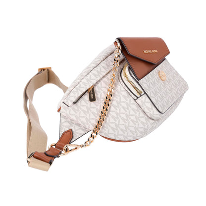 Cangurera Michael Kors Maisie 2 In 1 Crossbody Logo Vanilla