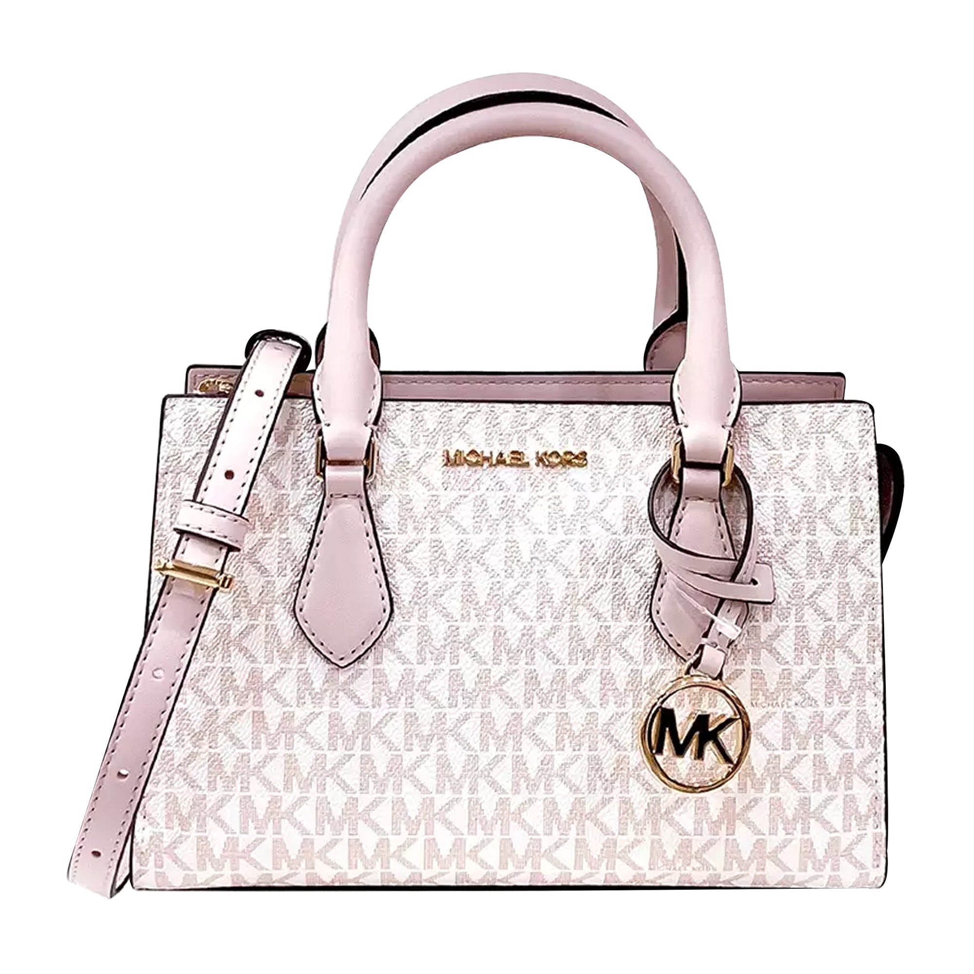 Bolsa Michael Kors Sheila Center Logo Zip Satchel Small Furore