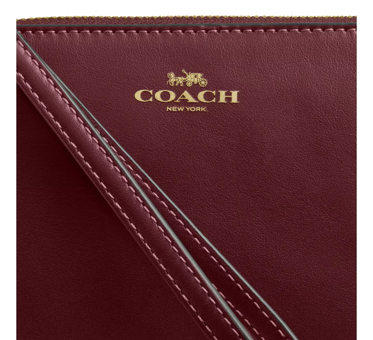 Monedero Coach Corner Zip Wristlet