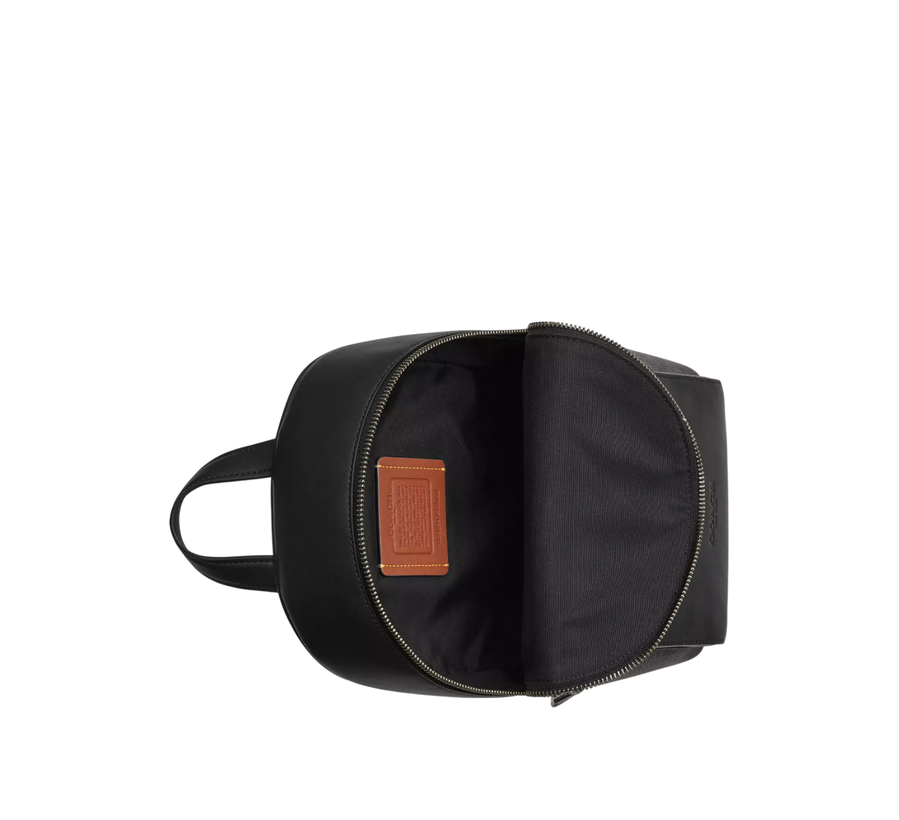 Bandolera Coach Turnlock Sling Pack In Signature Canvas Charcoal Black