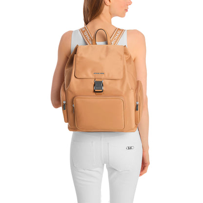 Mochila Michael Kors Khai Large Nylon Cargo Backpack Peanut