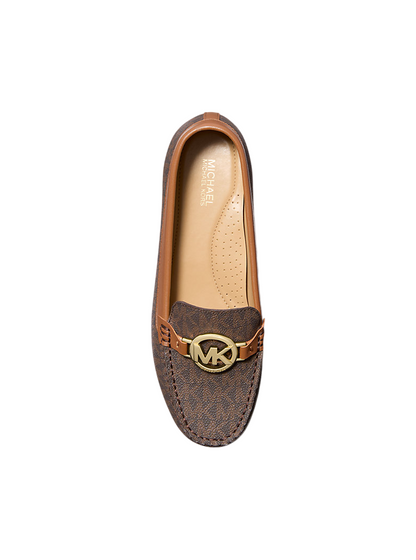 Zapatos Michael Kors Fulton Signature Logo Moccasin Brown