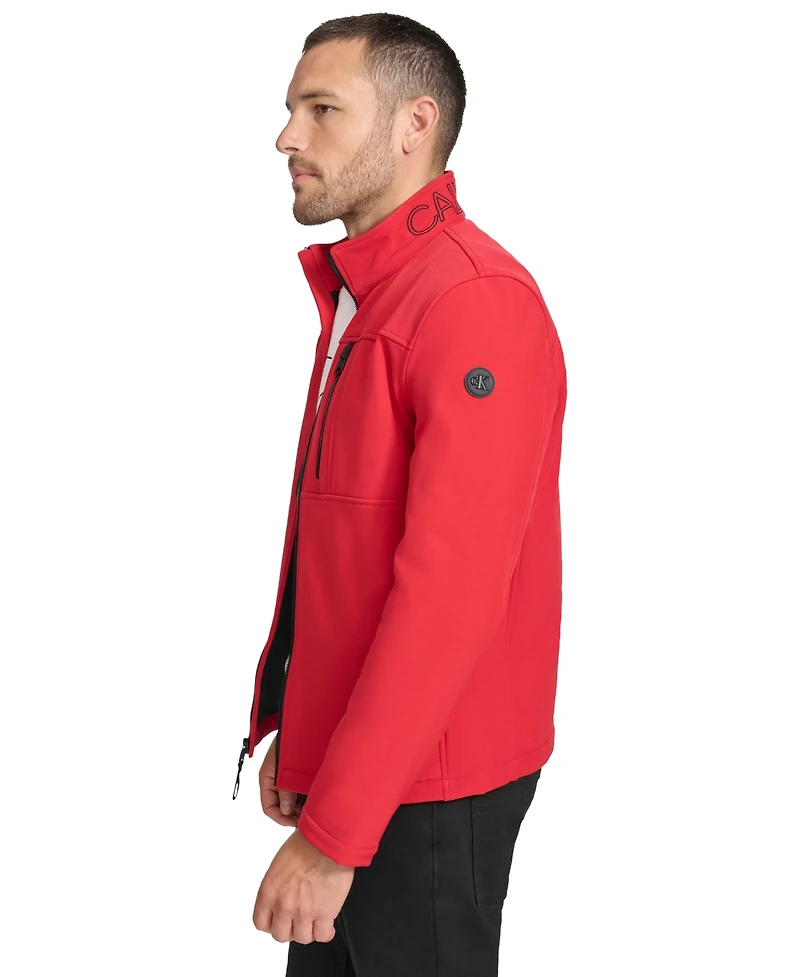 Chaqueta Calvin Klein Men's Infinite Stretch Soft Shell Jacket Deep Reed