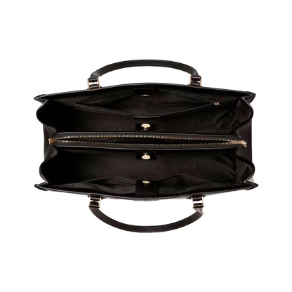 Bolsa Kate Spade Madison Saffiano East West Leather Large Laptop Tote Black