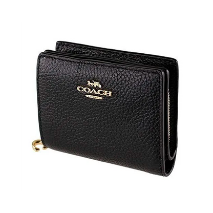 Cartera Coach Snap Wallet Black