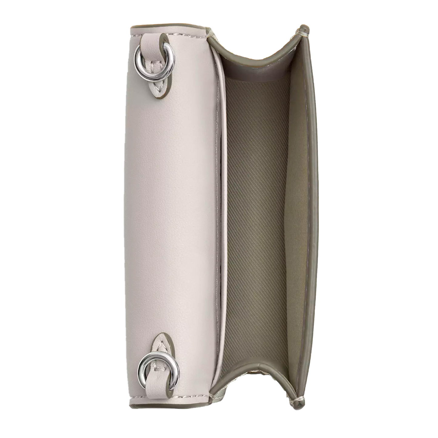 Bolsa Coach Mini Wallet On A Chain Light Silver