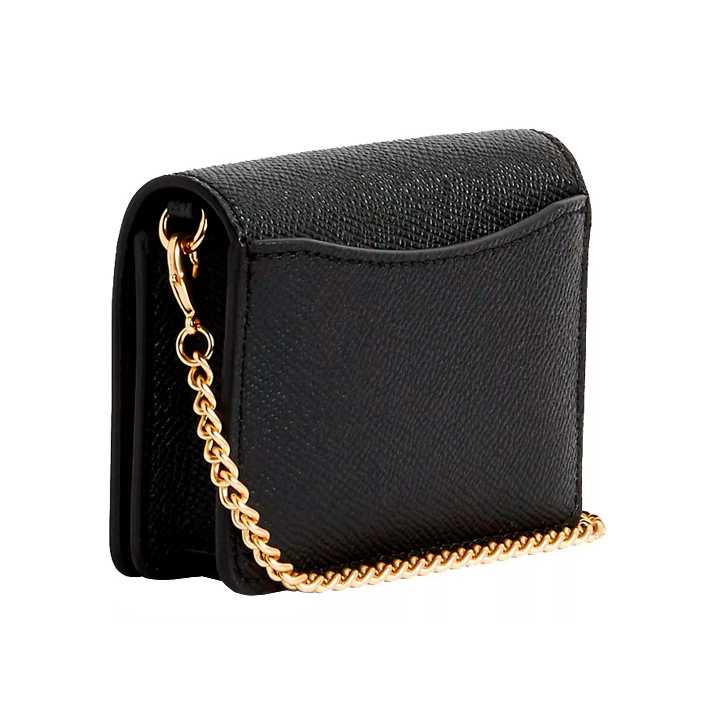 Bolsa Cartera Coach Mini Wallet On A Chain Black