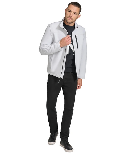 Chaqueta Calvin Klein Men's Infinite Stretch Soft Shell Jacket White