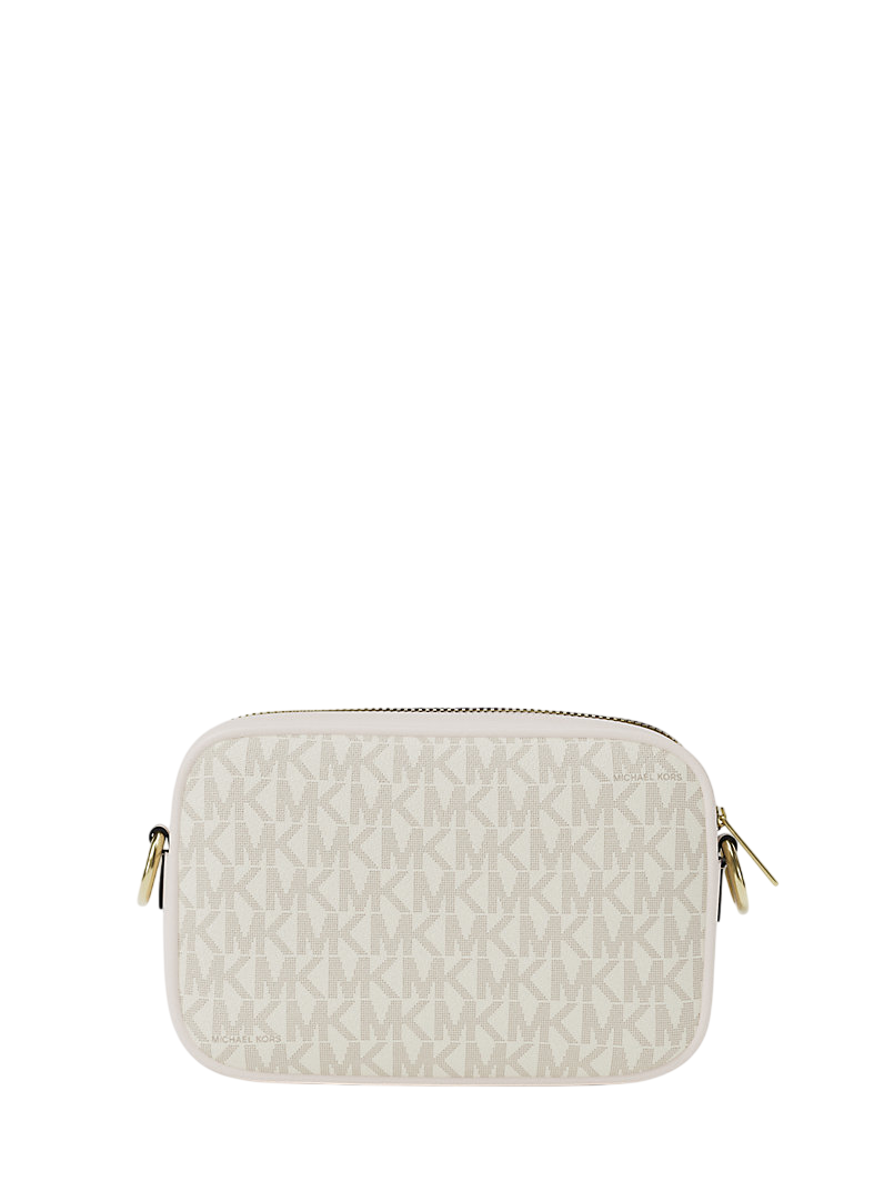 Bolsa Michael Kors Jet Set Small Signature Logo Camera Crossbody Bag