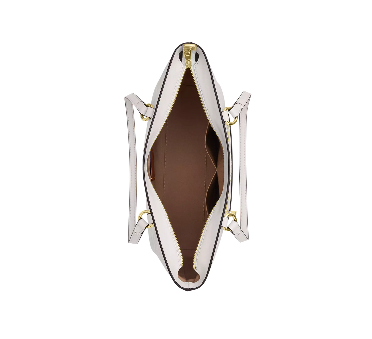 Bolsa Coach Station Tote Bag Signature Canvas White Chalk