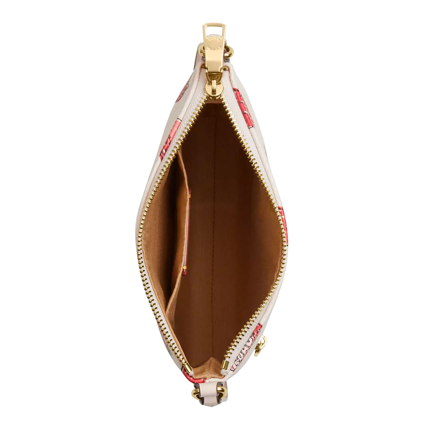 Bolsa Coach Mini Rowan File Bag With Strawberry Print Chalk Multi