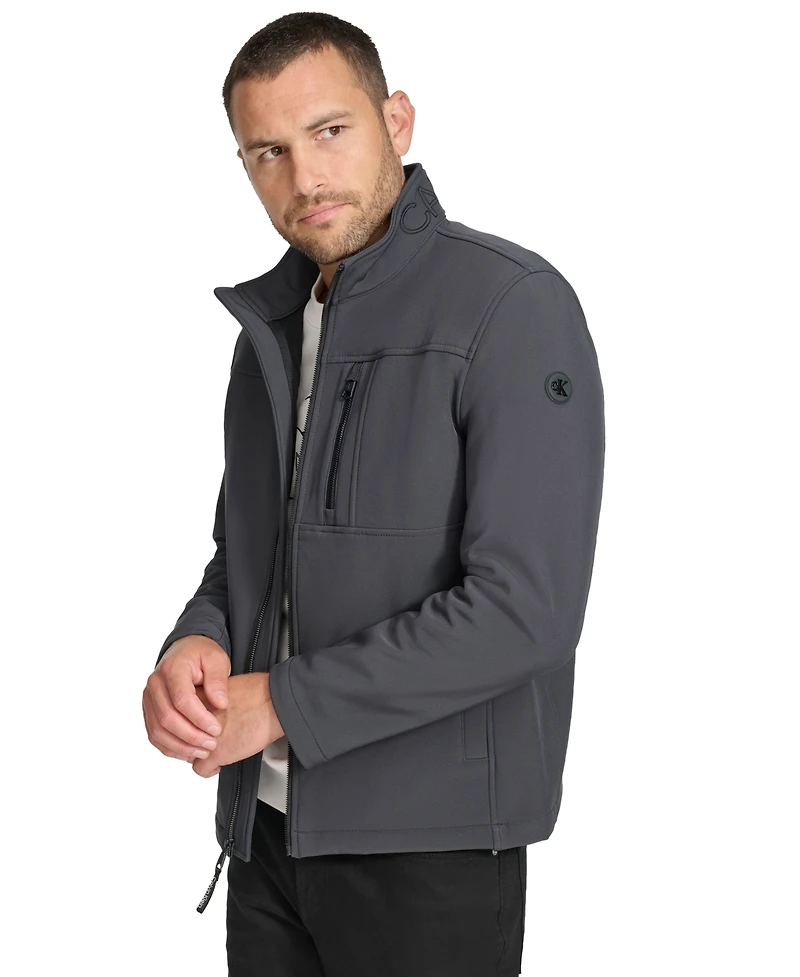 Chaqueta Calvin Klein Men's Infinite Stretch Soft Shell Jacket Iron