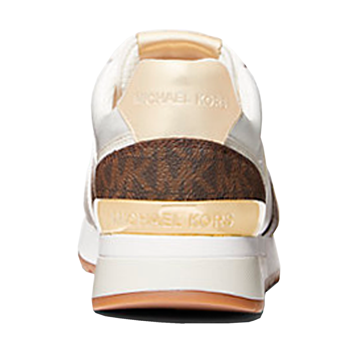 Tenis Michael Kors Andi Canvas and Signature Logo Trainer Brown