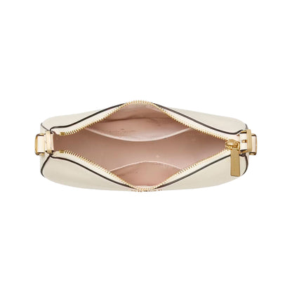 Bolsa Kate Spade Madison Saffiano Leather Crescent Shoulder Bag Meringue