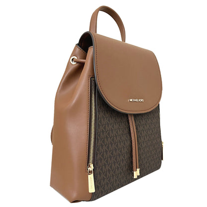 Mochila Michael Kors Phoebe Medium Logo Backpack Brown