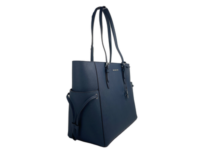 Bolsa Michael Kors Gilly Large Saffiano Leather Tote Bag Bleu Marine